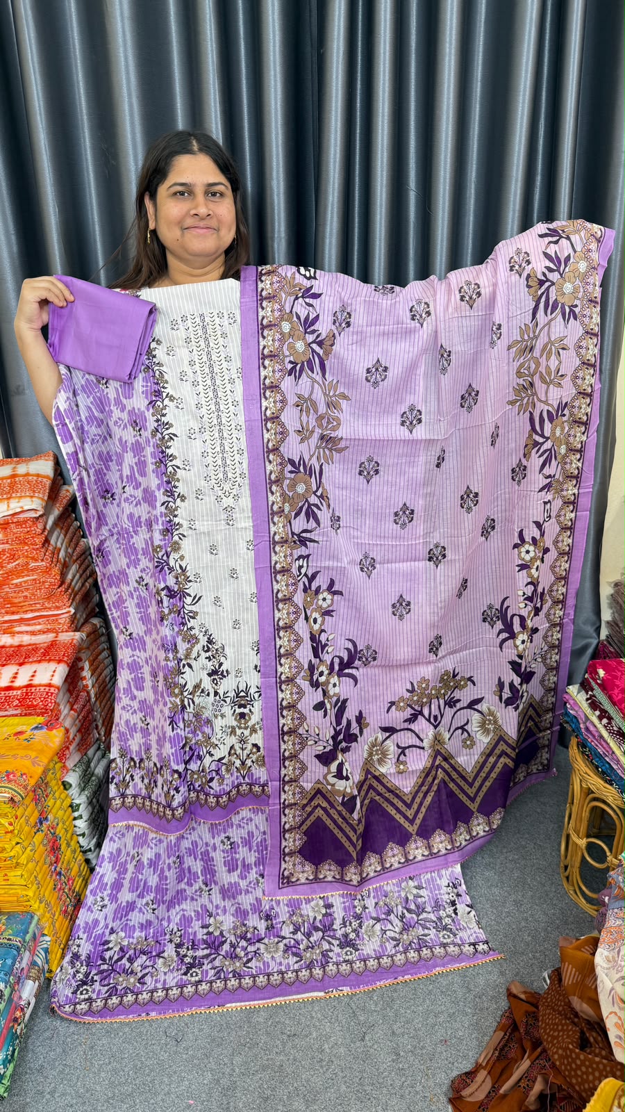 নতুন জরি সুতার — পার্পল